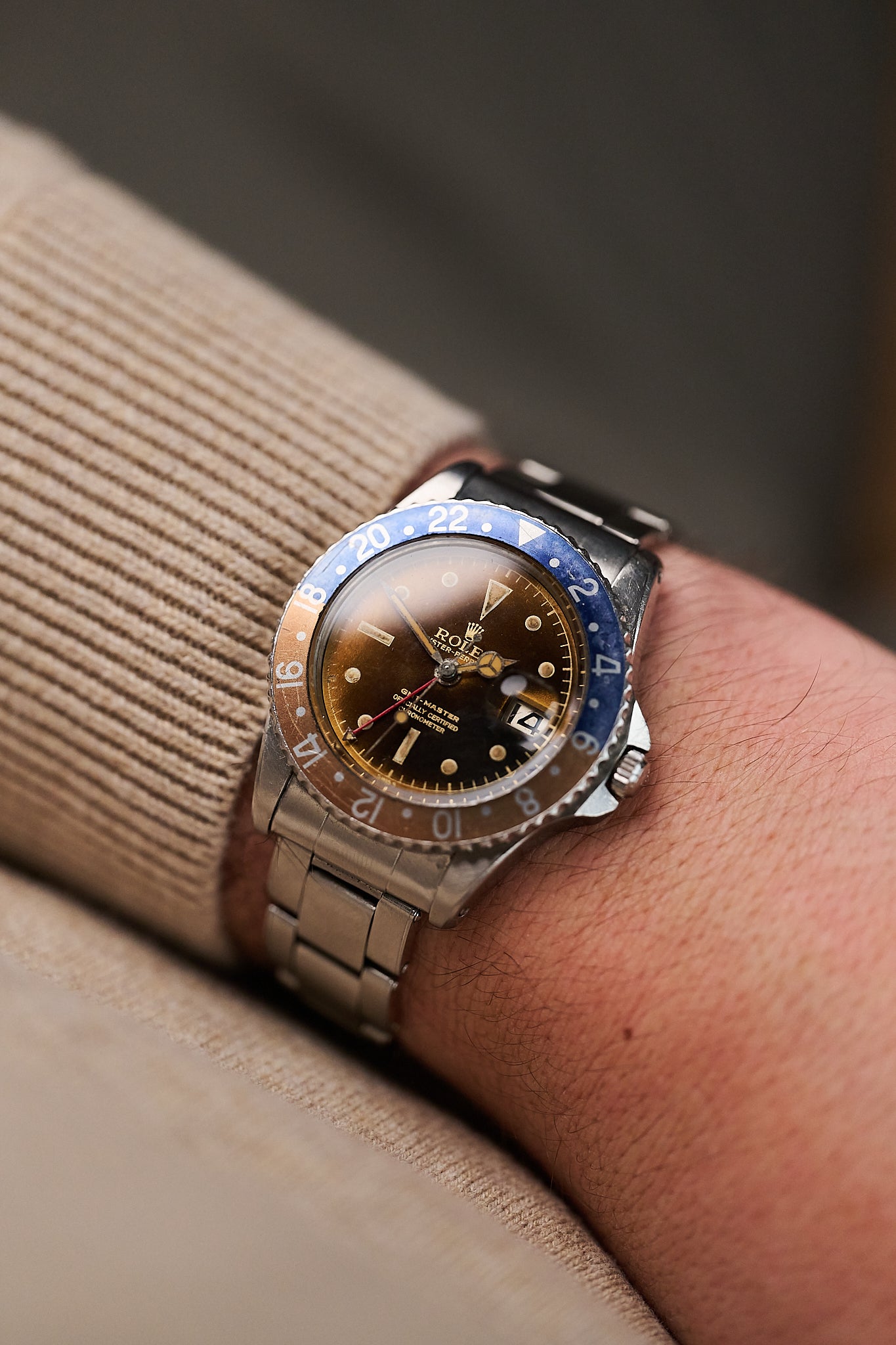 ROLEX GMT MASTER 1675 MK0 'OCC TROPICAL DIAL'