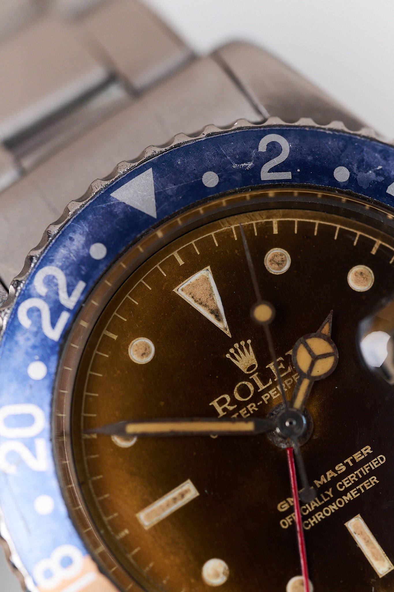 ROLEX GMT MASTER 1675 MK0 'OCC TROPICAL DIAL'