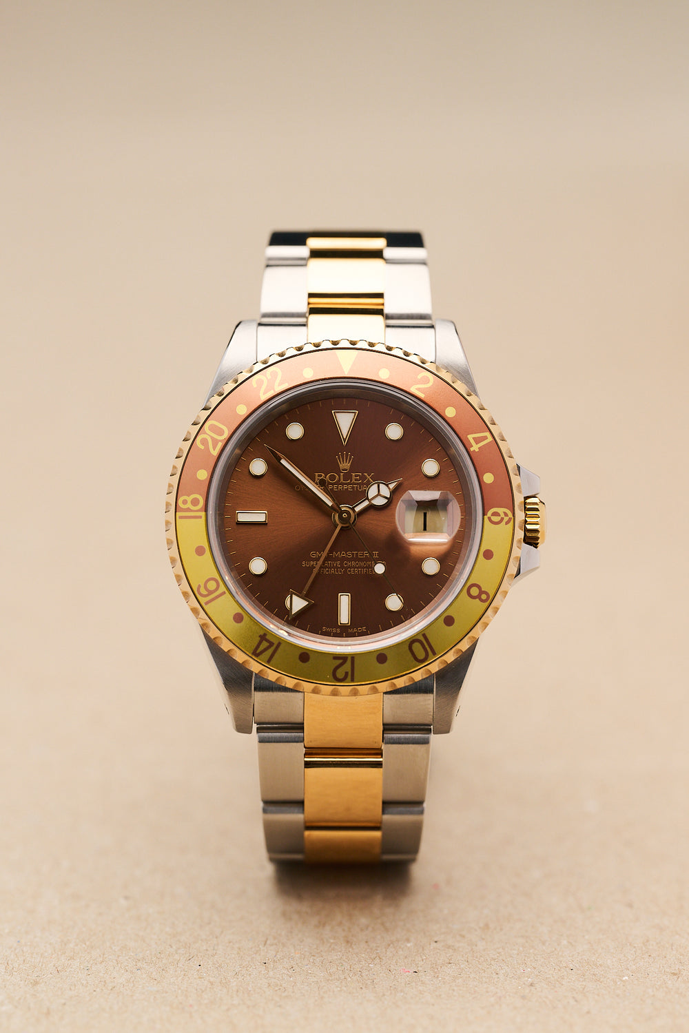 ROLEX GMT-MASTER II 16713 'ROOTBEER' FULL SET