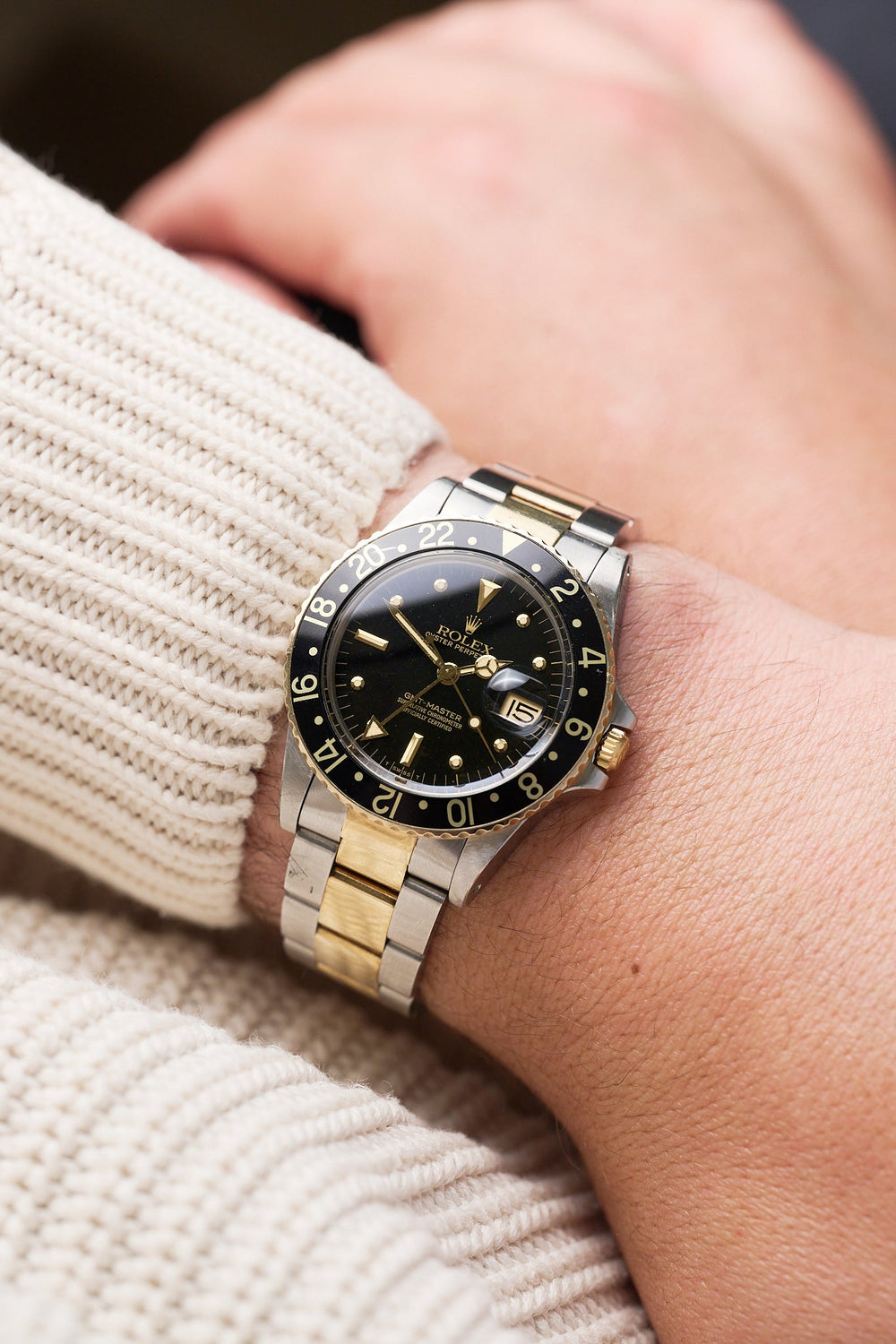 ROLEX GMT MASTER 16753 BI-METAL 'NIPPLE DIAL'