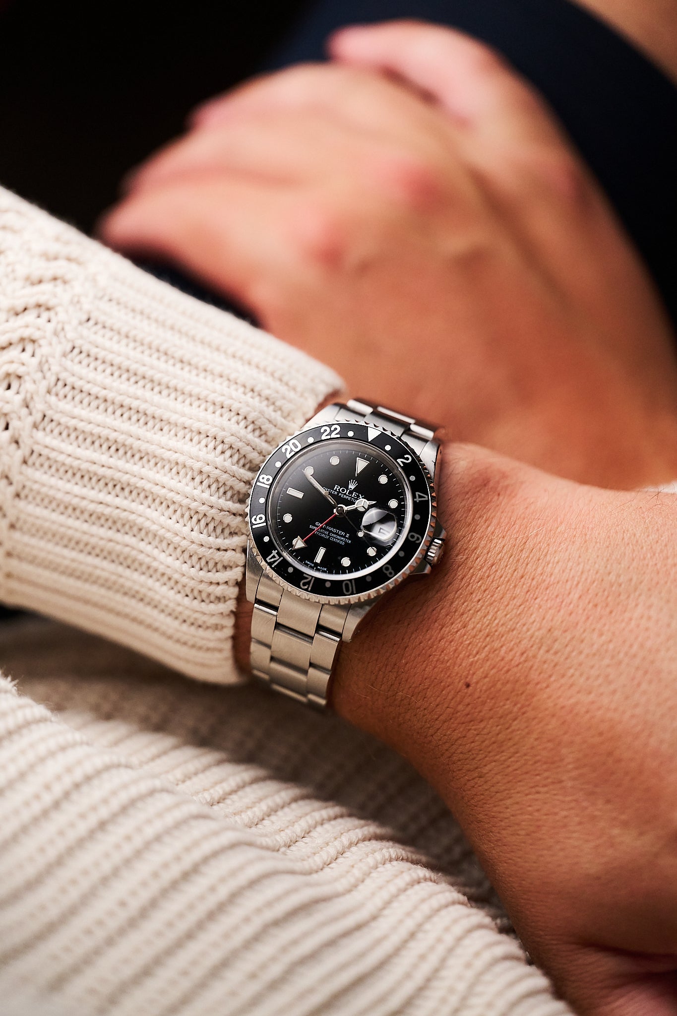 ROLEX GMT MASTER II 16710 'BLACK' FULL SET