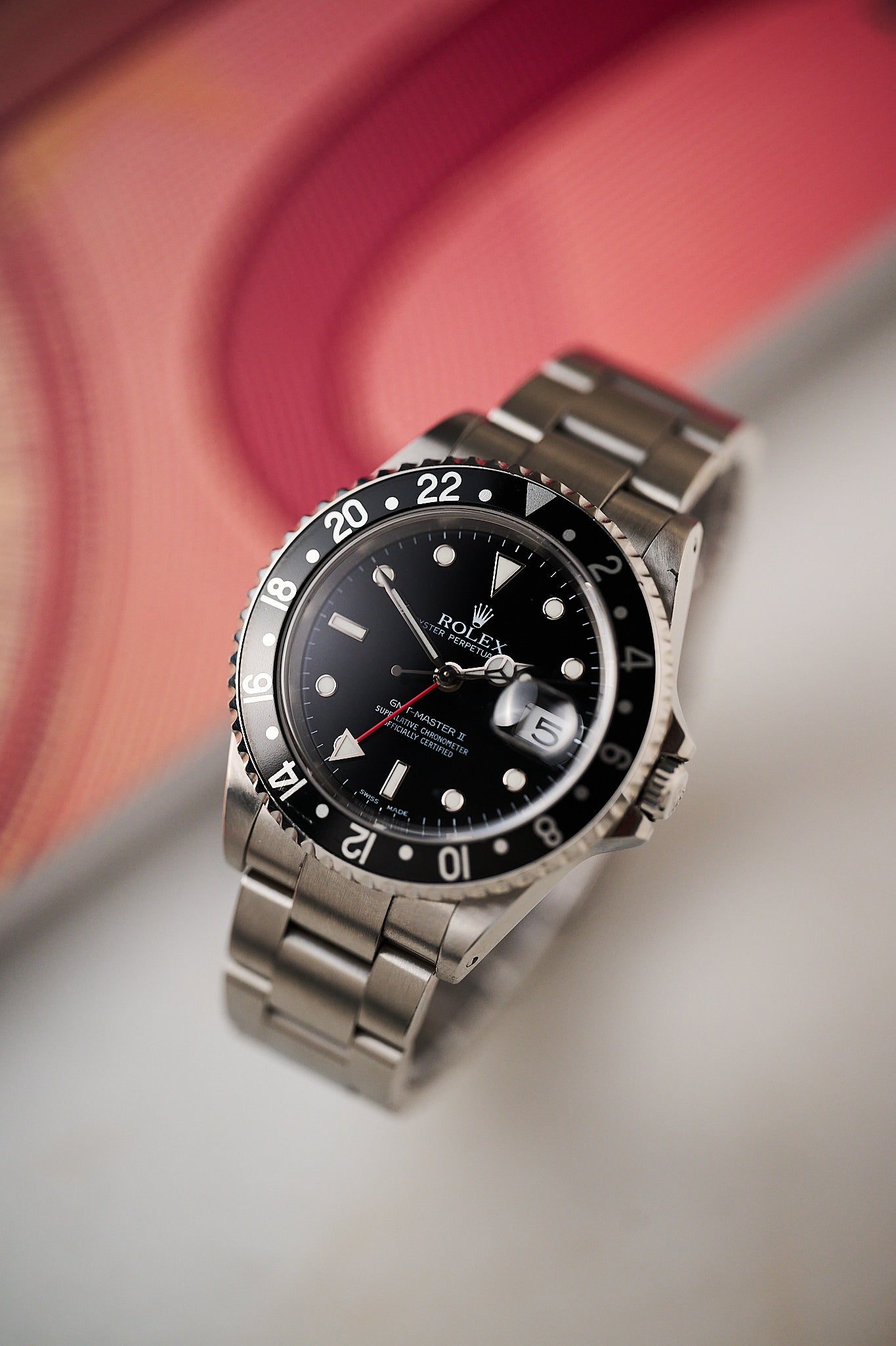 ROLEX GMT MASTER II 16710 'BLACK' FULL SET