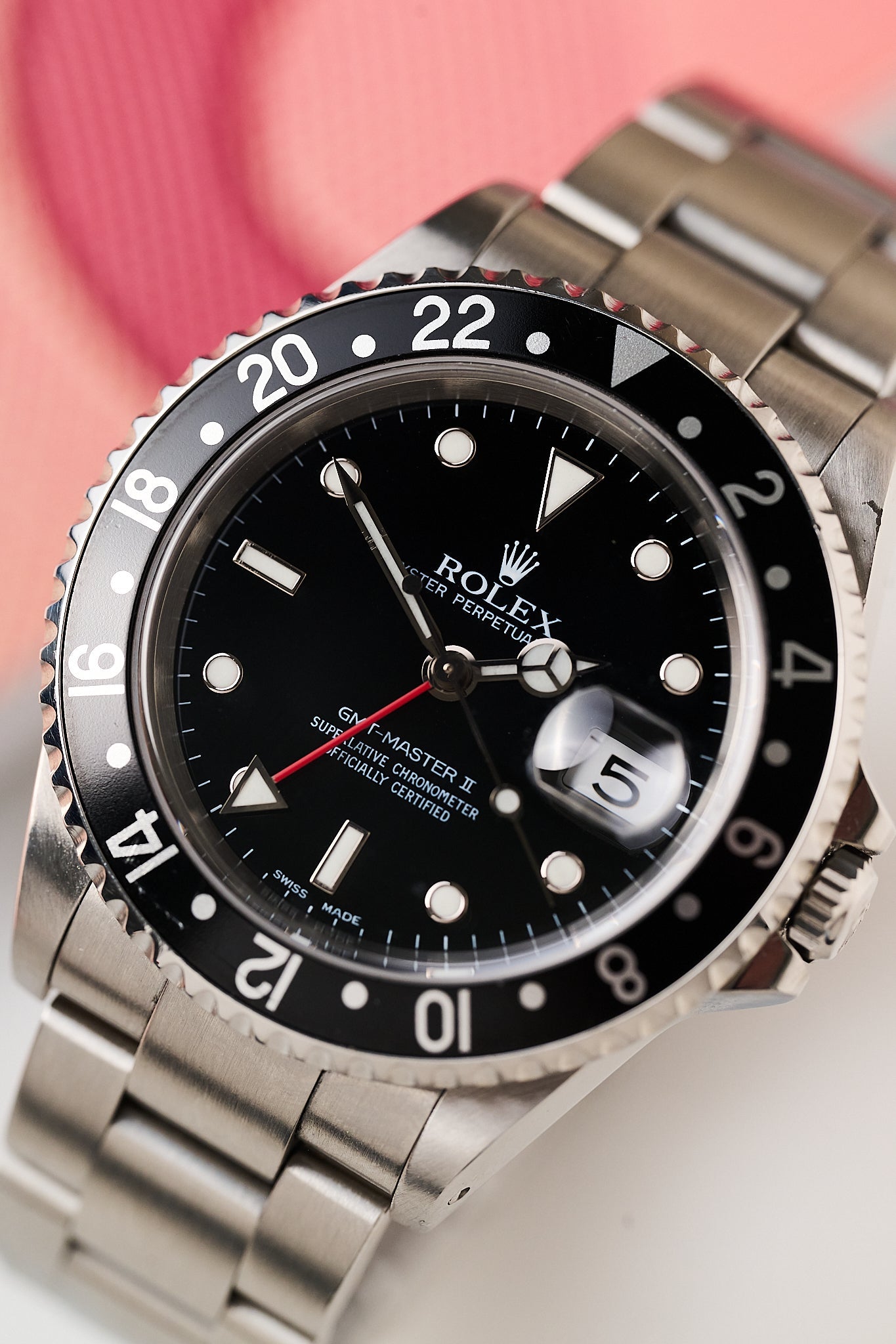 ROLEX GMT MASTER II 16710 'BLACK' FULL SET