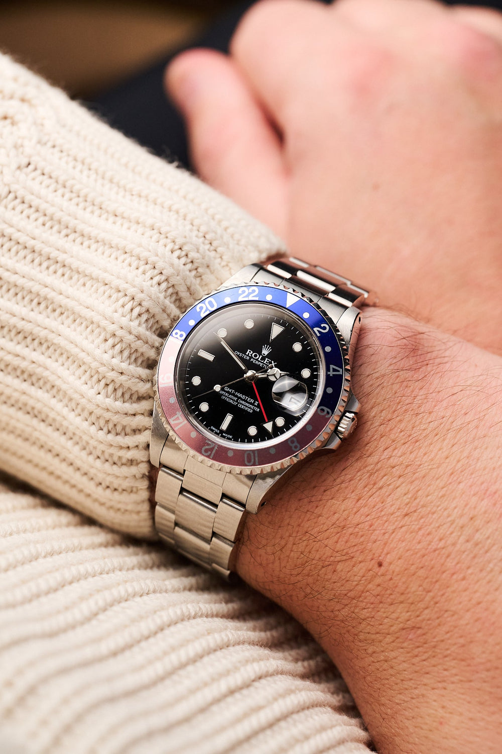 ROLEX GMT MASTER II 16710 PEPSI 'FULL SET'