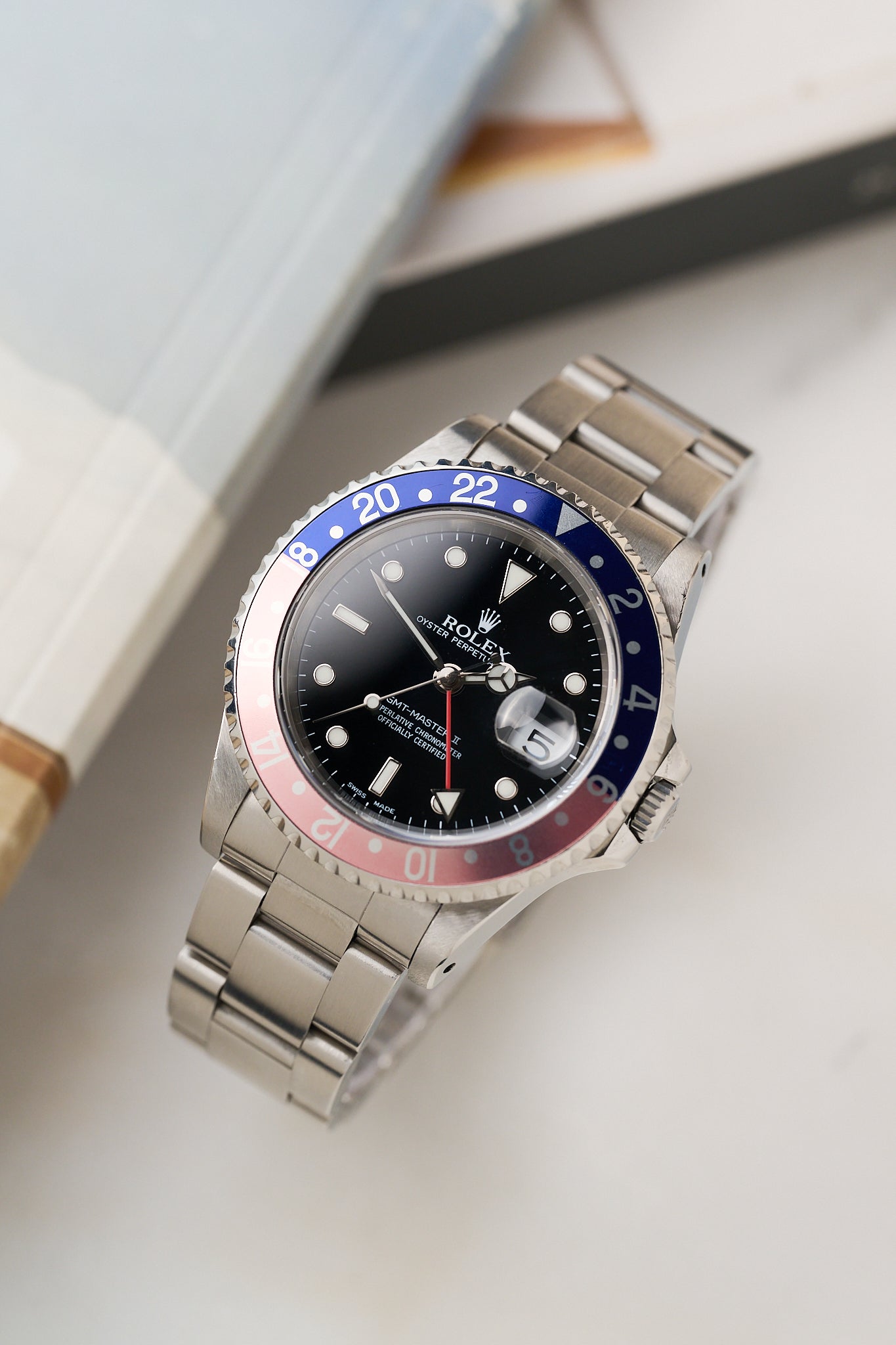ROLEX GMT MASTER II 16710 PEPSI 'FULL SET'