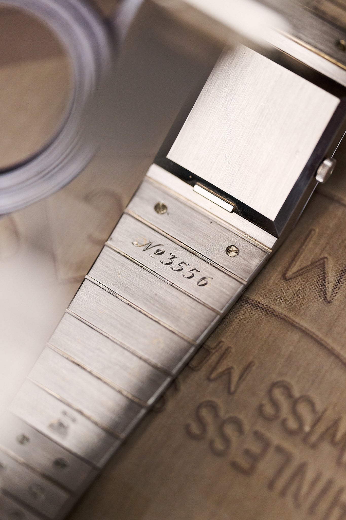 ROLEX KING MIDAS 4611 18K WHITE GOLD 'LAPIS LAZULI'