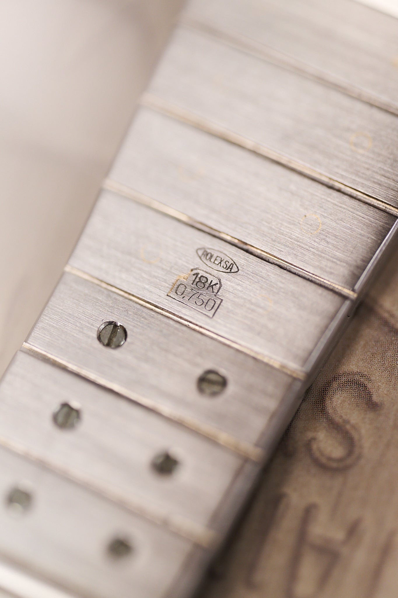 ROLEX KING MIDAS 4611 18K WHITE GOLD 'LAPIS LAZULI'