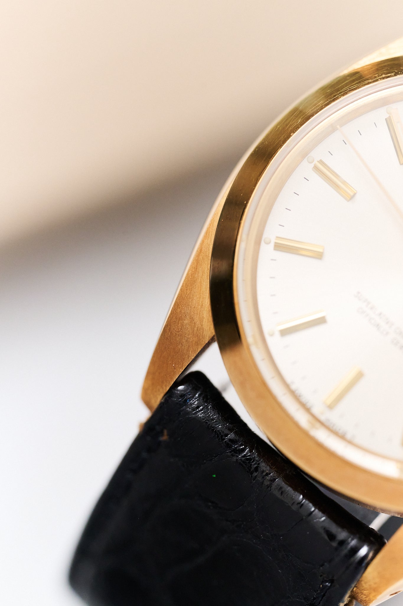 ROLEX OYSTER PERPETUAL DATE 1500/8 18K ROSE GOLD FULL SET