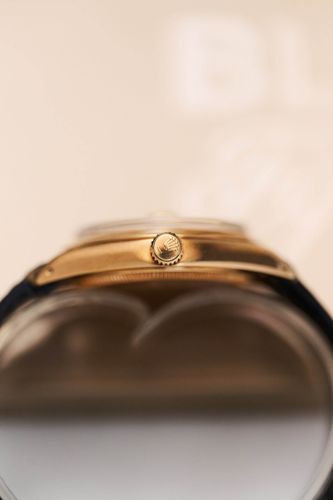 ROLEX OYSTER PERPETUAL DATE 1500/8 18K ROSE GOLD FULL SET