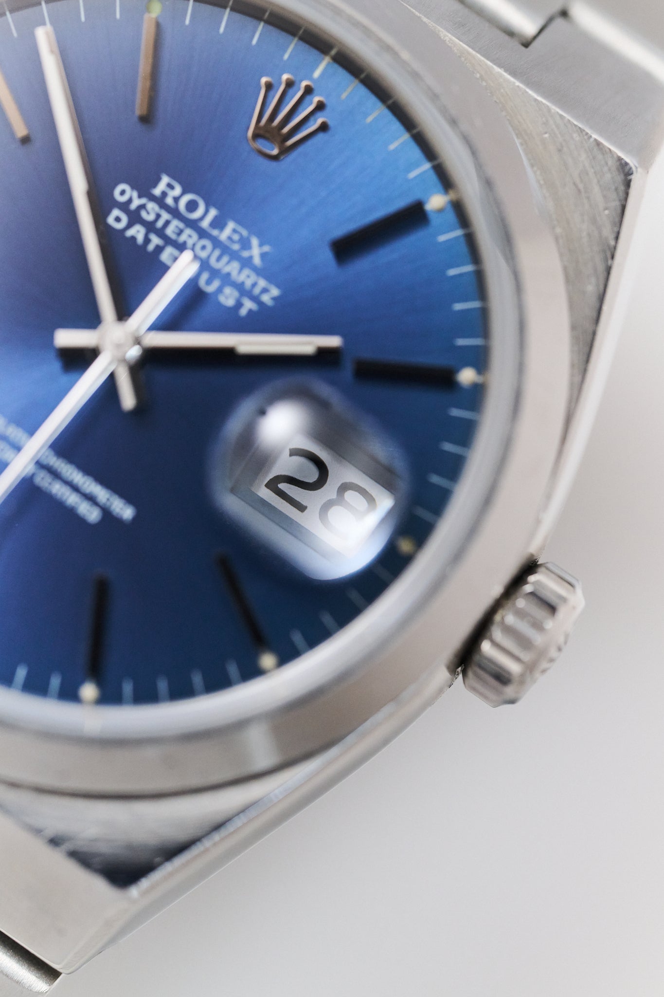 ROLEX OYSTERQUARTZ DATEJUST 17000 ‘BLUE DIAL'