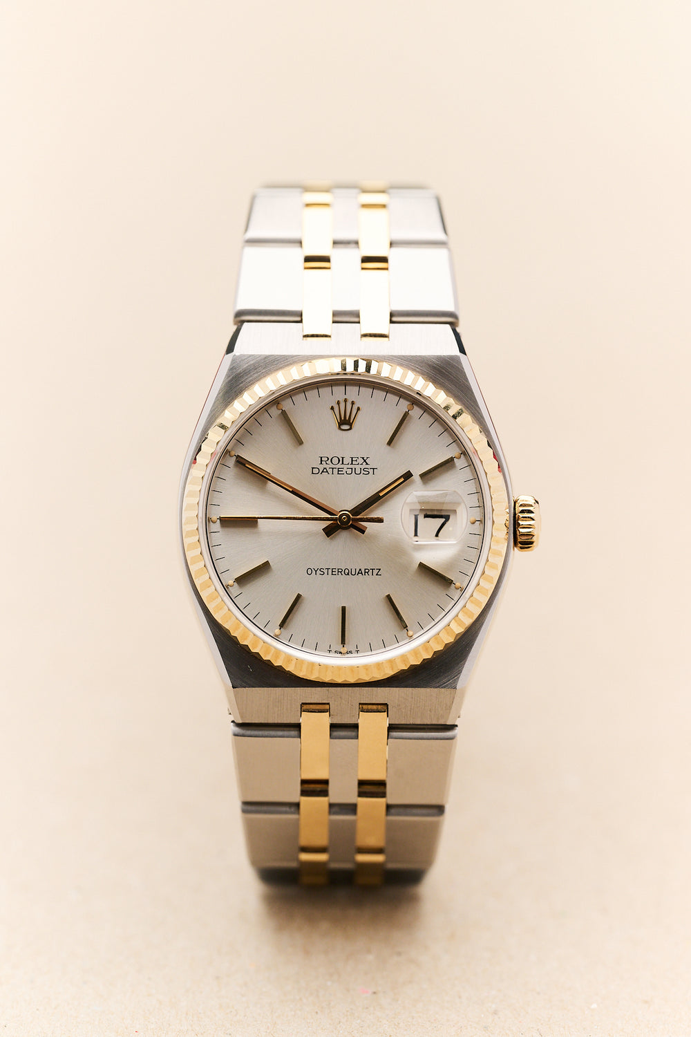 ROLEX OYSTERQUARTZ DATEJUST 17013 'SILVER DIAL''