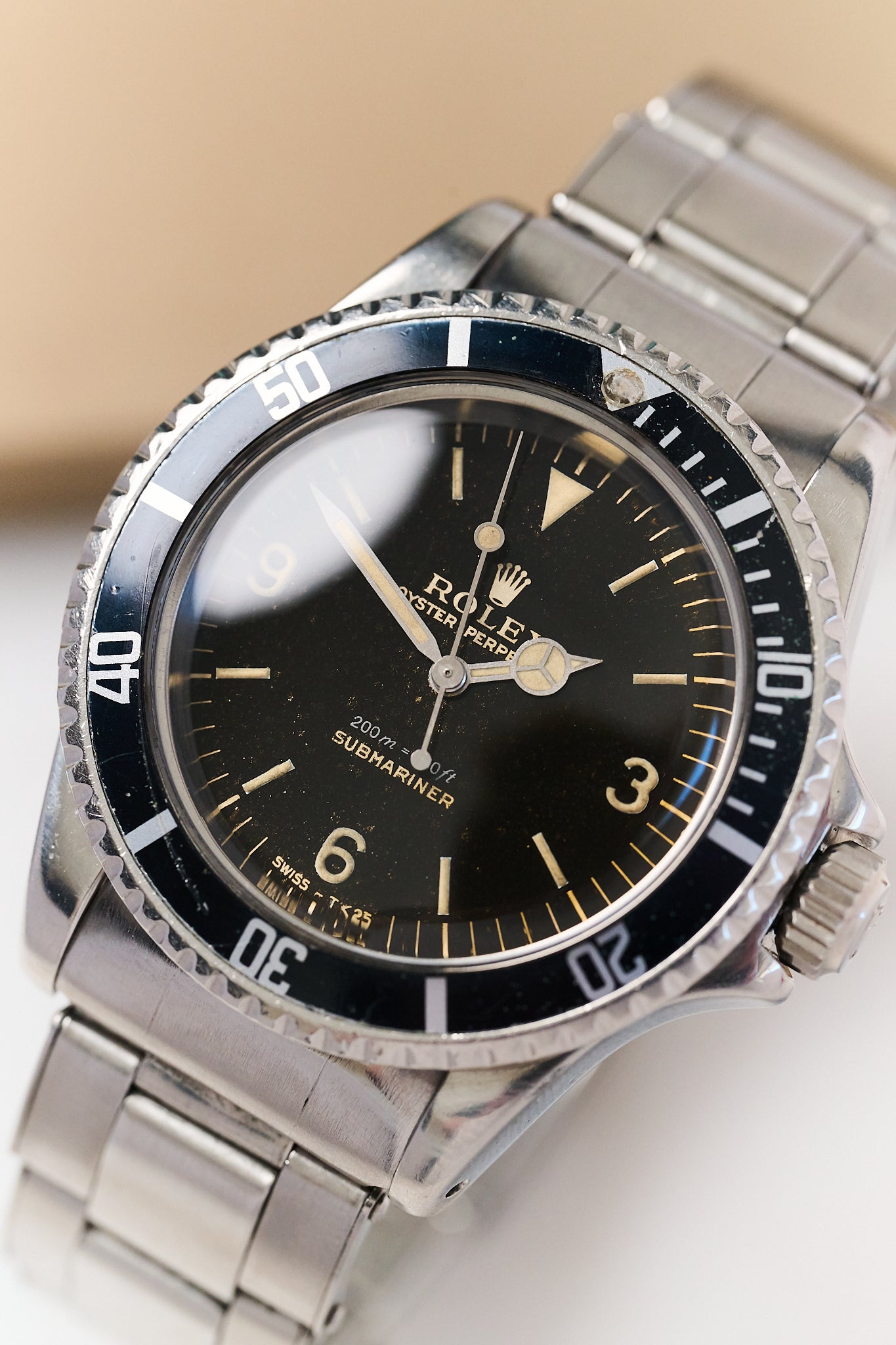 ROLEX SUBMARINER 5513 GILT ‘EXPLORER DIAL’
