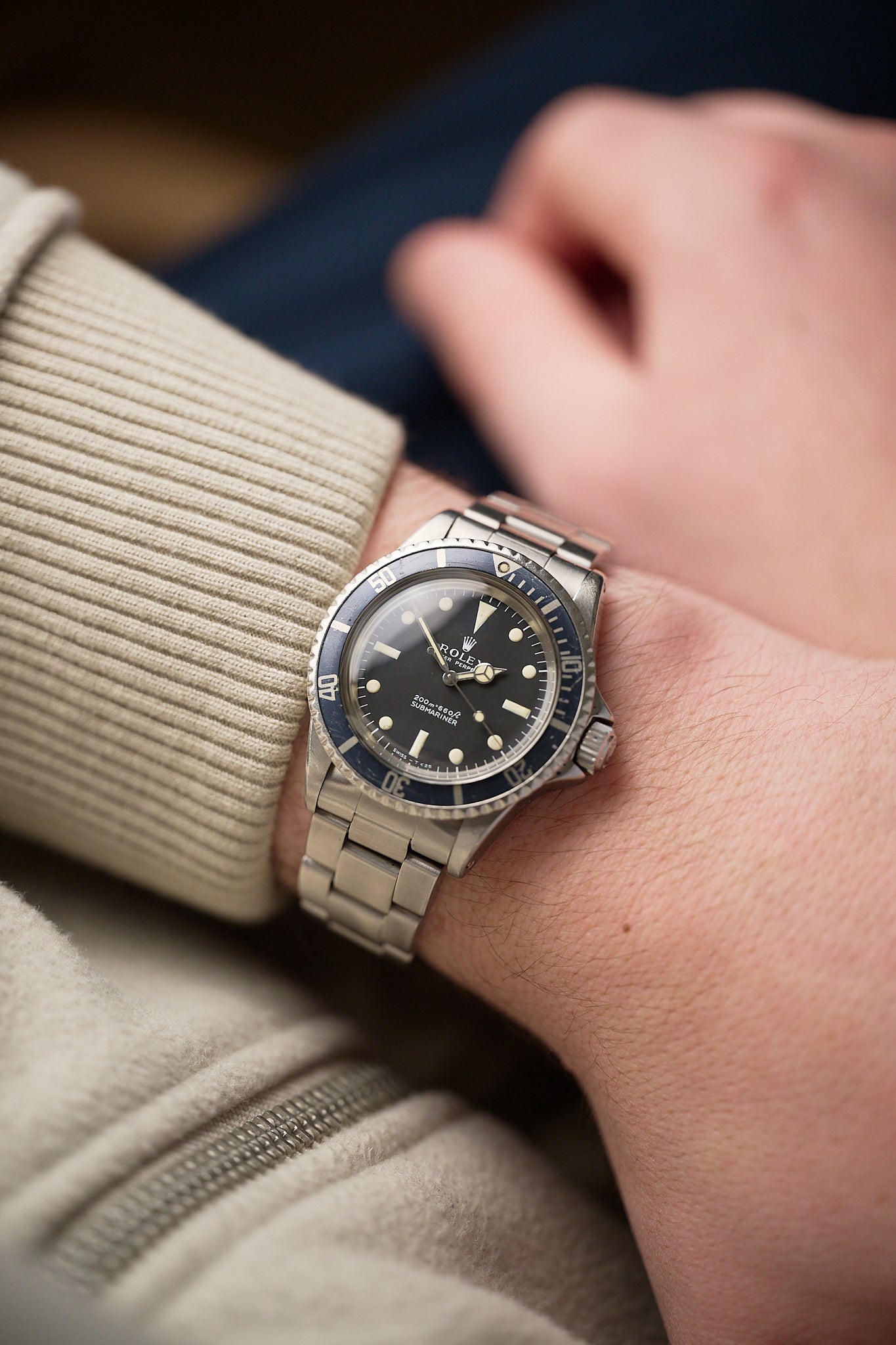 ROLEX SUBMARINER 5513 METERS FIRST 'ZINC SULFIDE' FULL SET