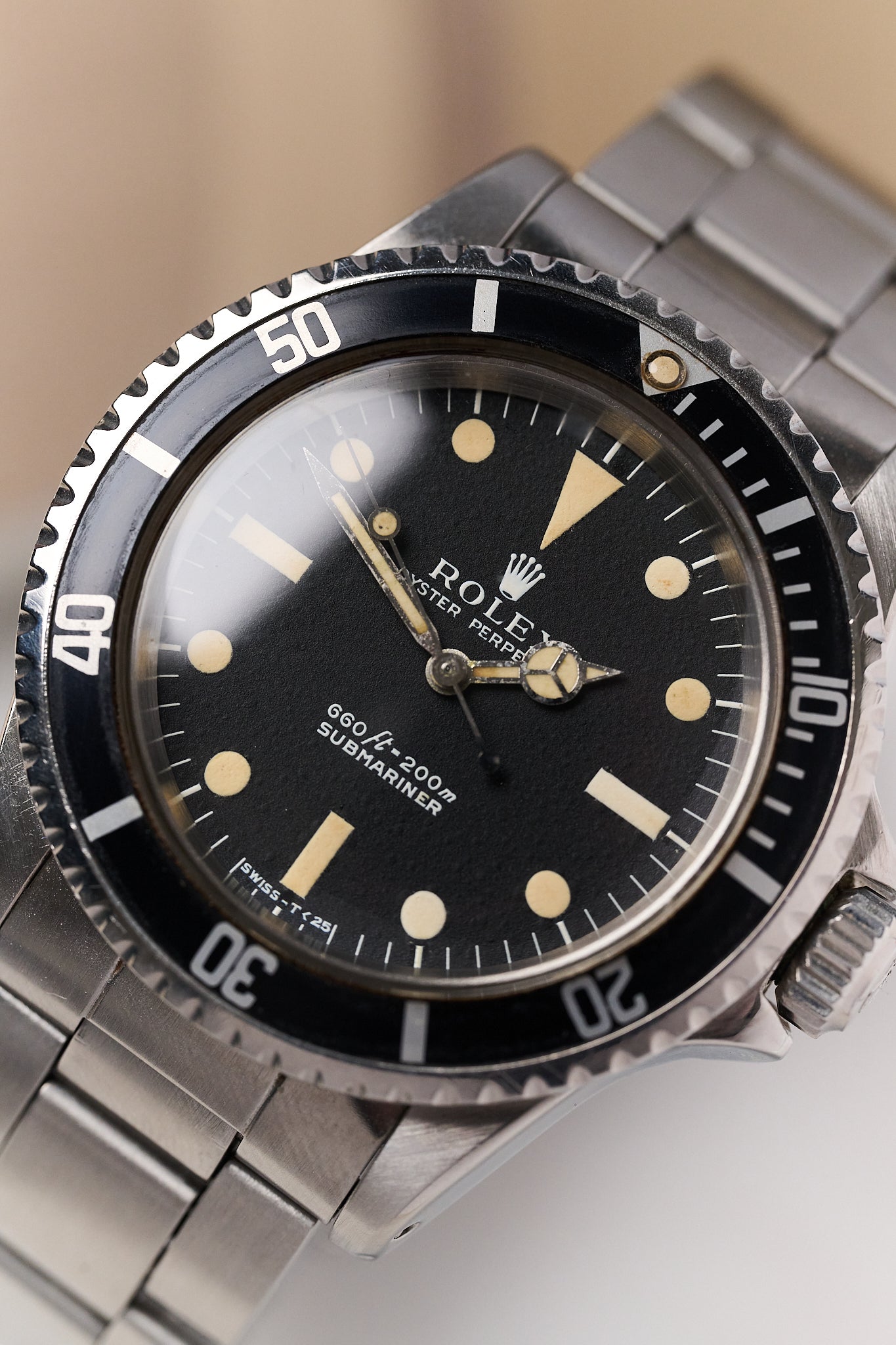 ROLEX SUBMARINER 5513 'NON SERIF' DIAL