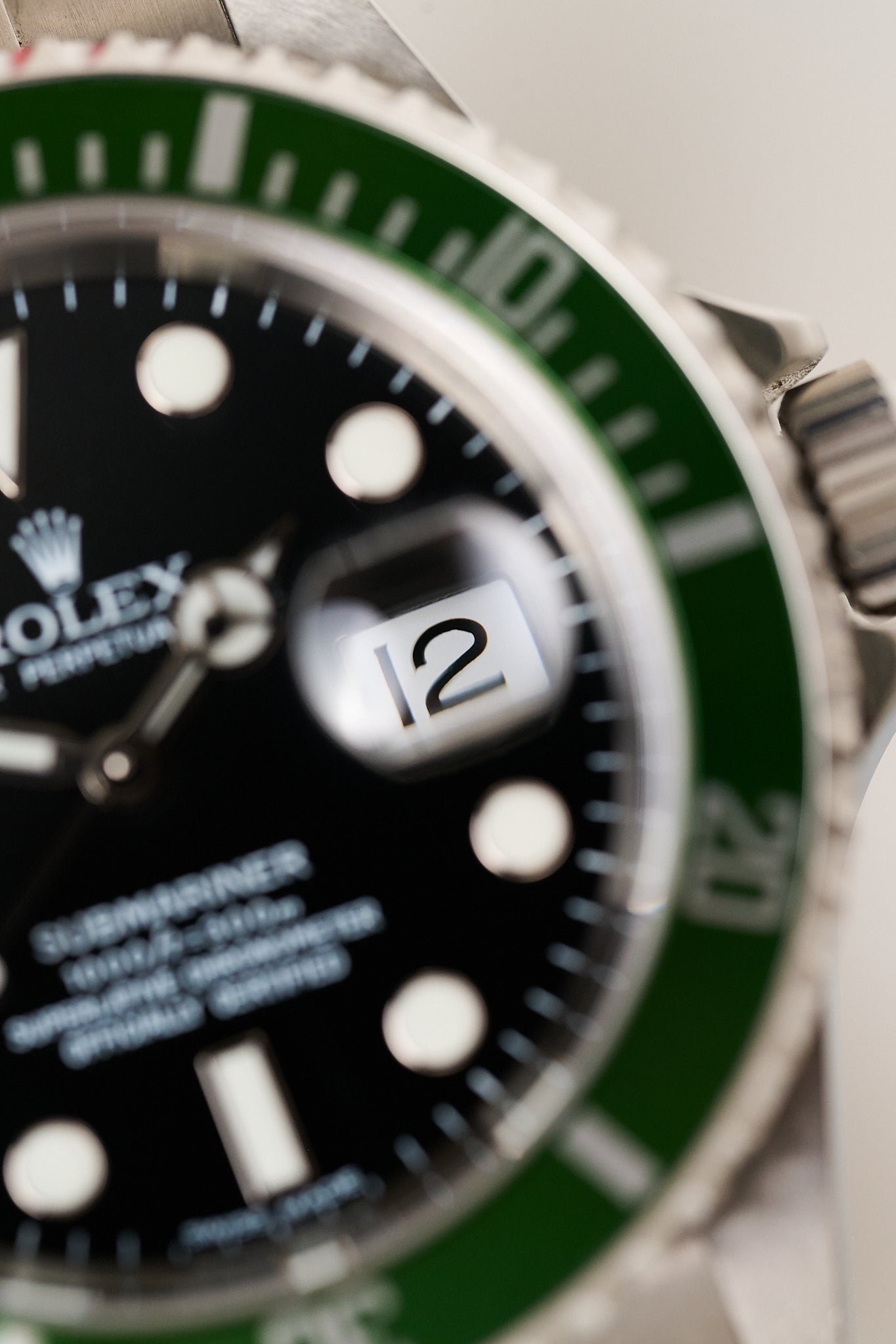 ROLEX SUBMARINER DATE 16610LV FLAT FOUR 'ERROR DIAL' NOS