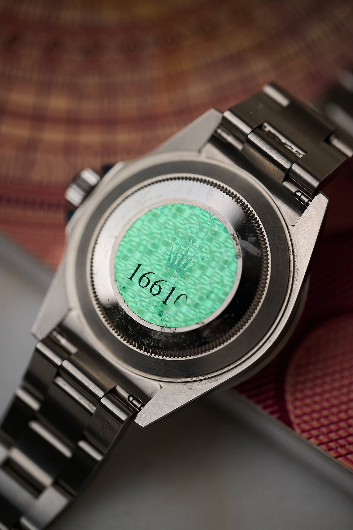 ROLEX SUBMARINER DATE 16610LV FLAT FOUR 'ERROR DIAL' NOS