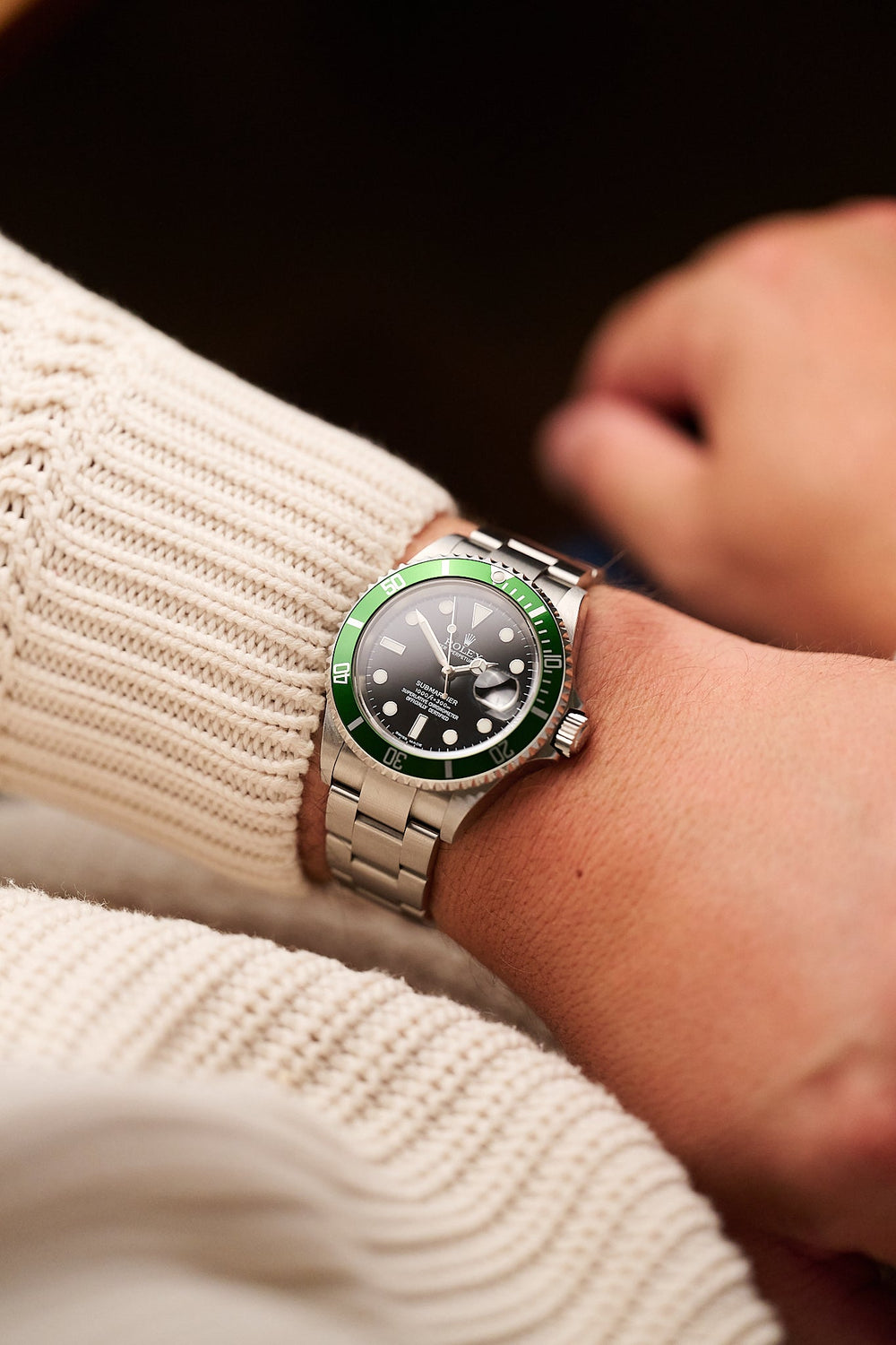 ROLEX SUBMARINER DATE 16610LV FLAT FOUR 'ERROR DIAL' NOS