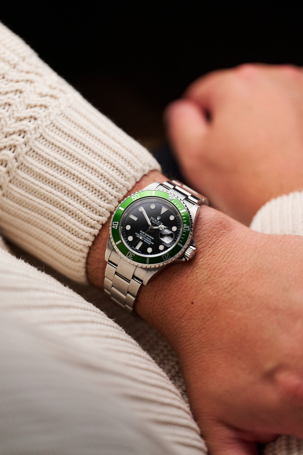 ROLEX SUBMARINER DATE 16610LV 'KERMIT'