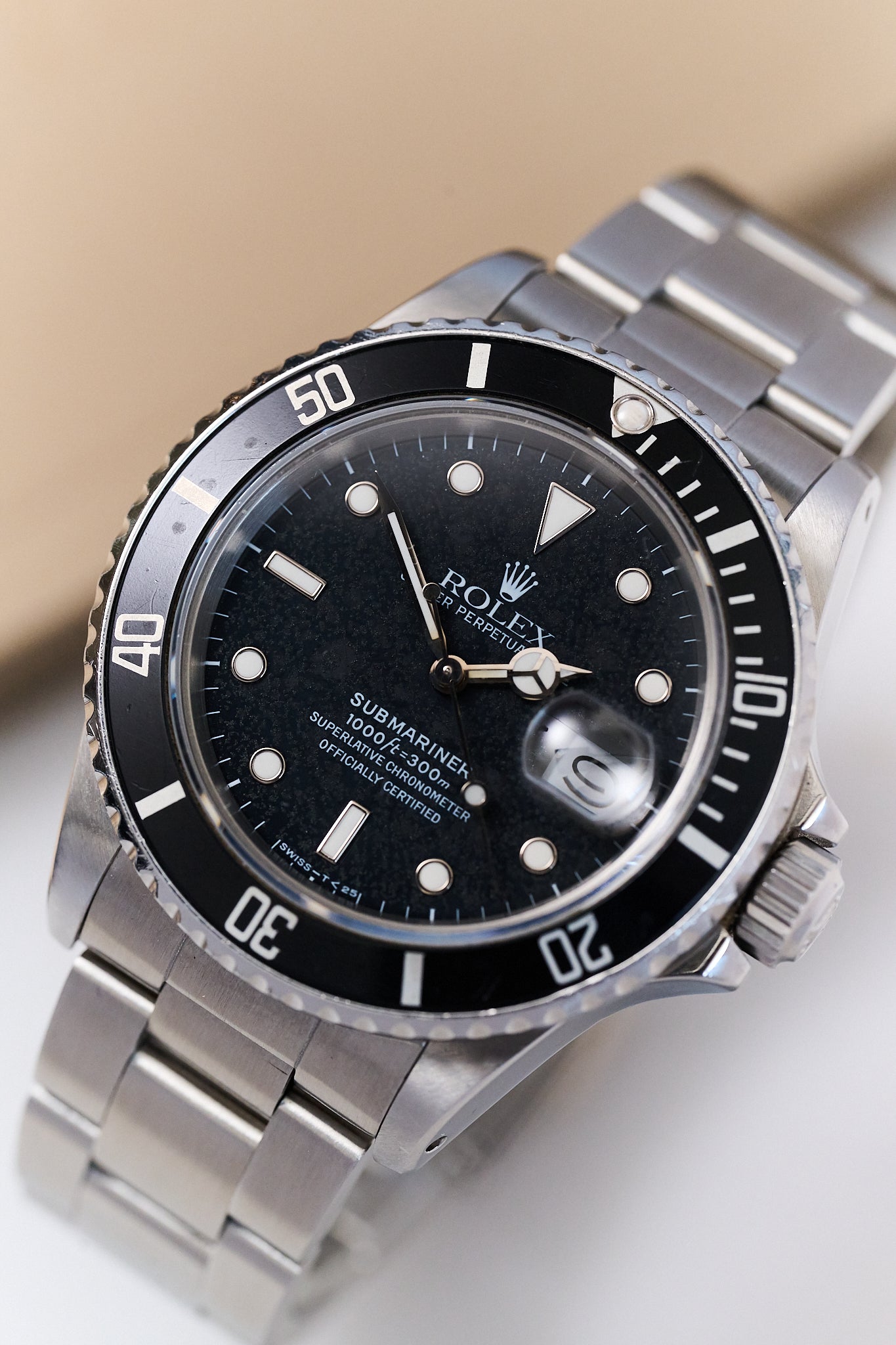 ROLEX SUBMARINER DATE 168000 'STARDUST'