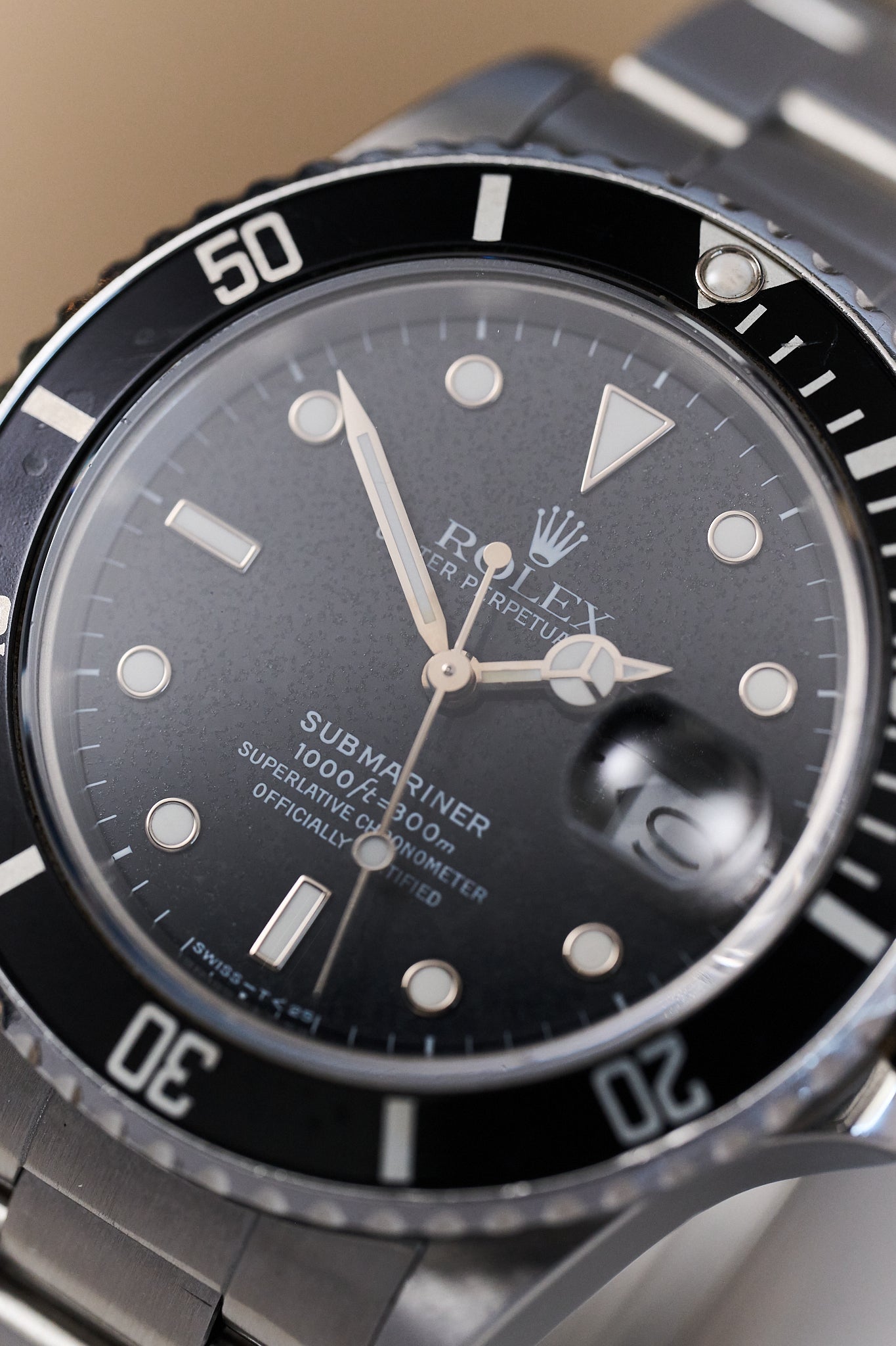 ROLEX SUBMARINER DATE 168000 'STARDUST'