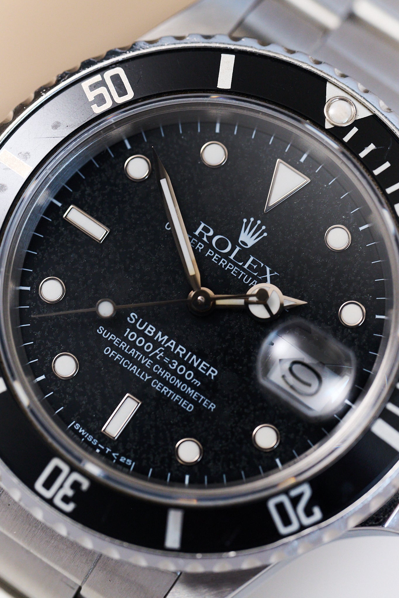 ROLEX SUBMARINER DATE 168000 'STARDUST'