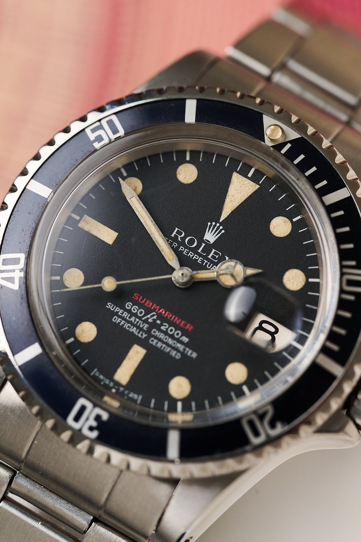 ROLEX SUBMARINER DATE 1680 'SINGLE RED' MKIV