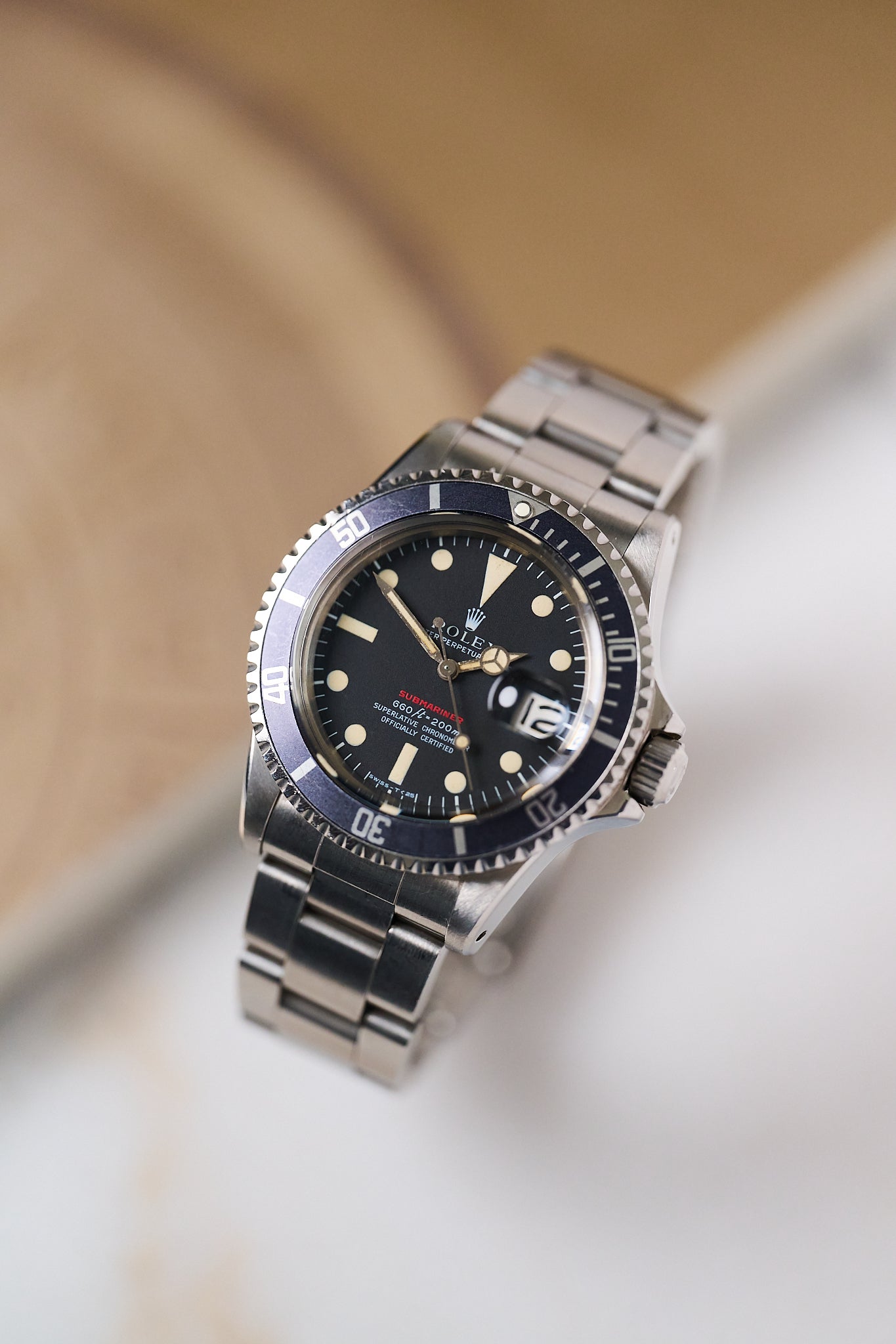 ROLEX SUBMARINER DATE 1680 'SINGLE RED' MKIV