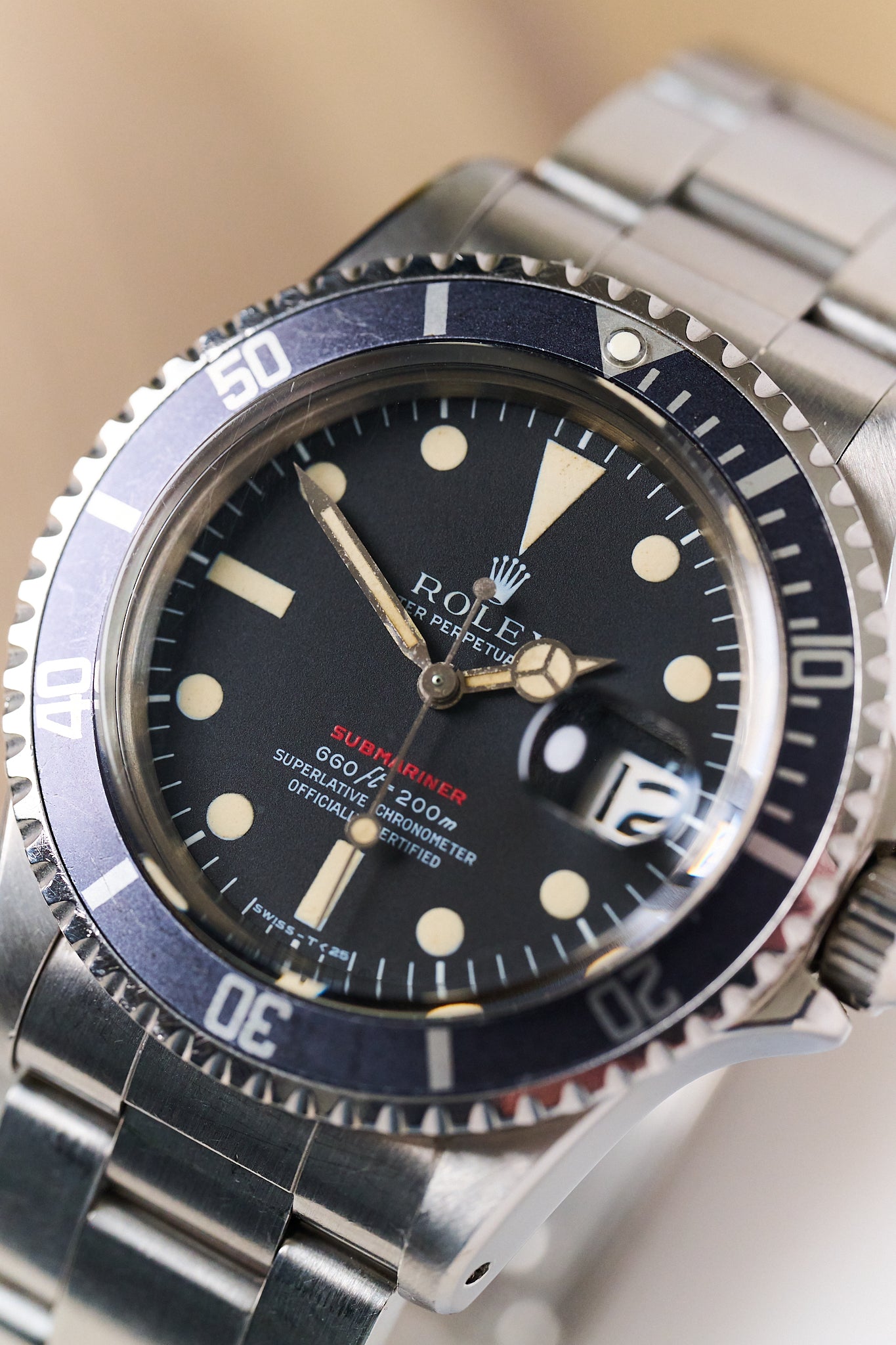 ROLEX SUBMARINER DATE 1680 'SINGLE RED' MKIV