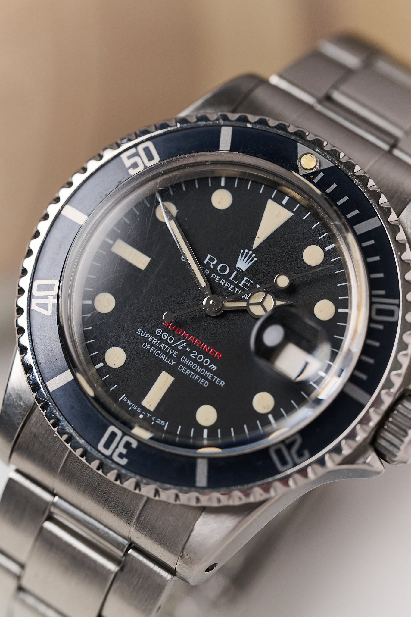 ROLEX SUBMARINER DATE 1680 'SINGLE RED' MKIV