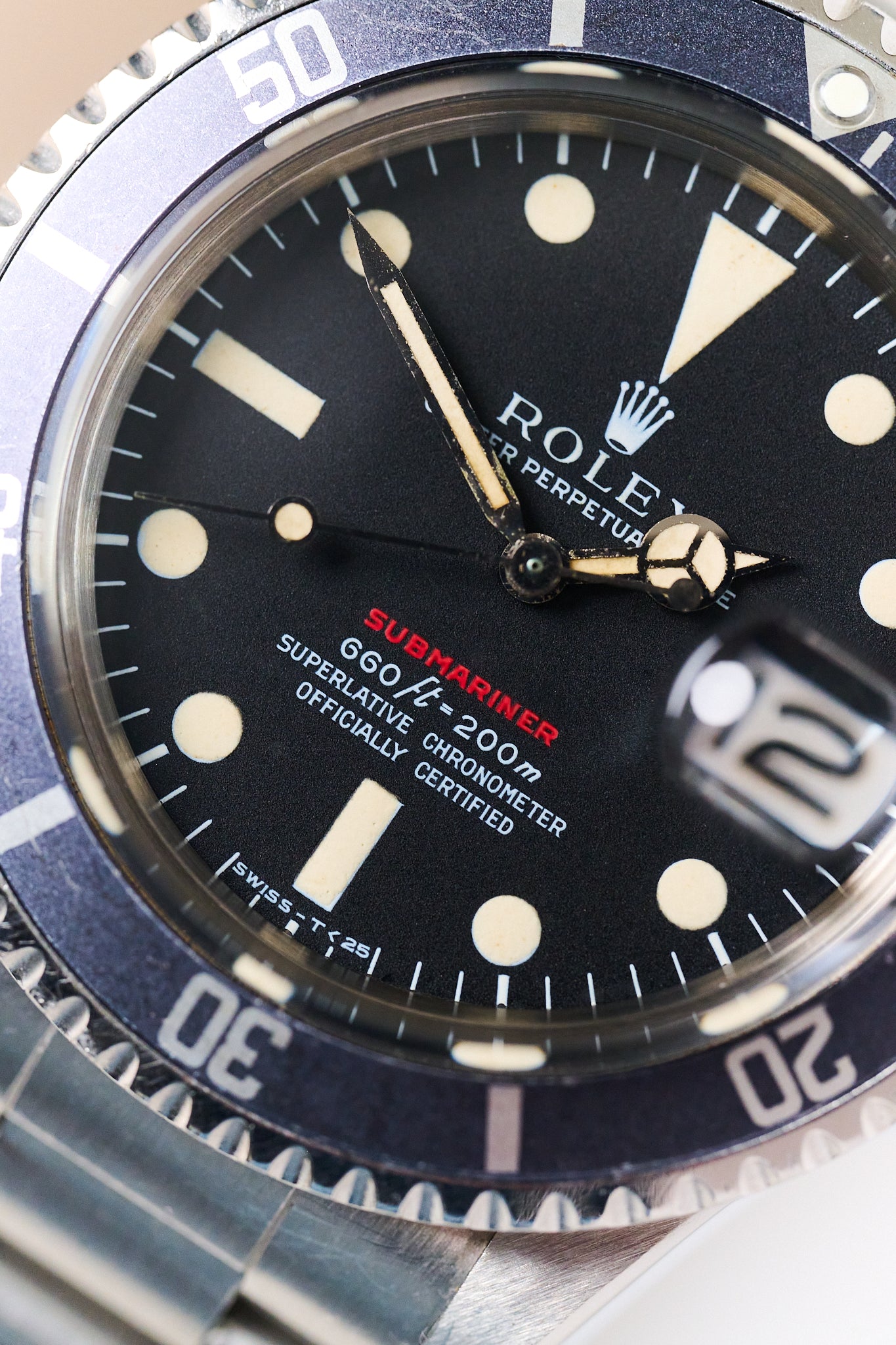 ROLEX SUBMARINER DATE 1680 'SINGLE RED' MKIV