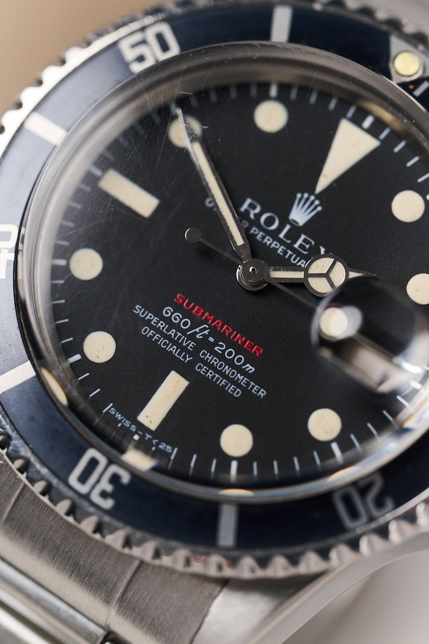 ROLEX SUBMARINER DATE 1680 'SINGLE RED' MKIV