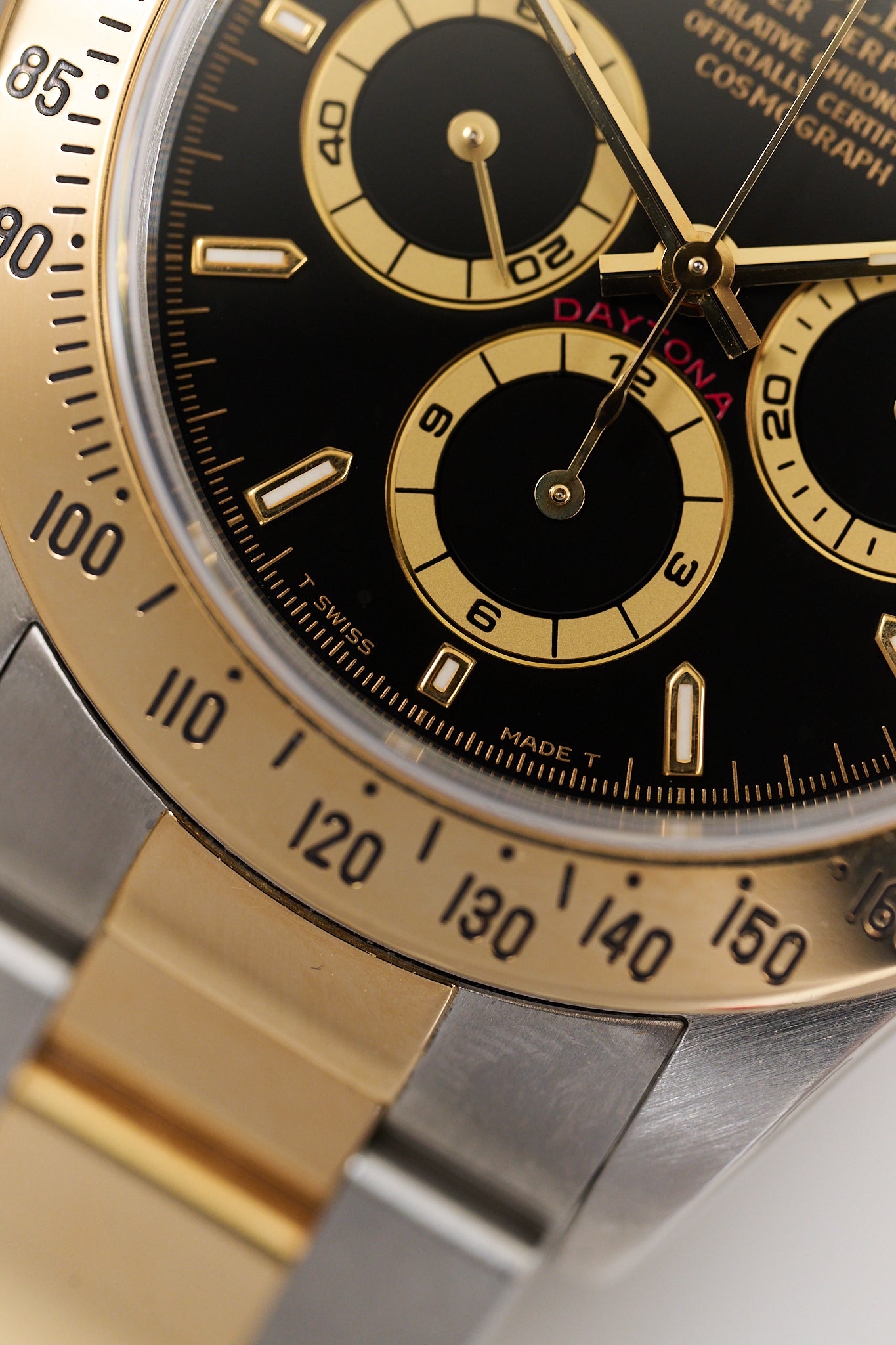 ROLEX ZENITH DAYTONA 16523 'BLACK DIAL' FULL SET