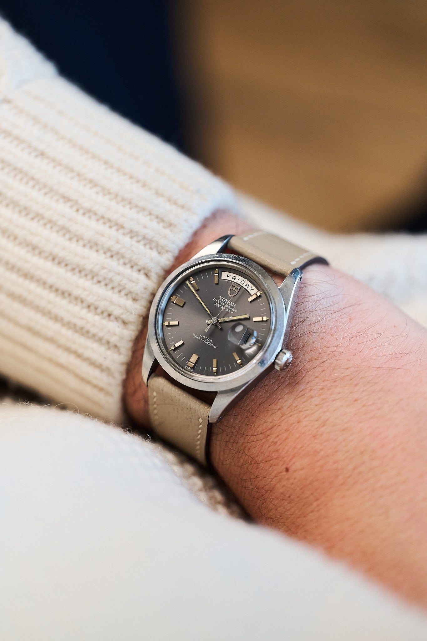 TUDOR OYSTER PRINCE DATE DAY 7017 'GREY DIAL'