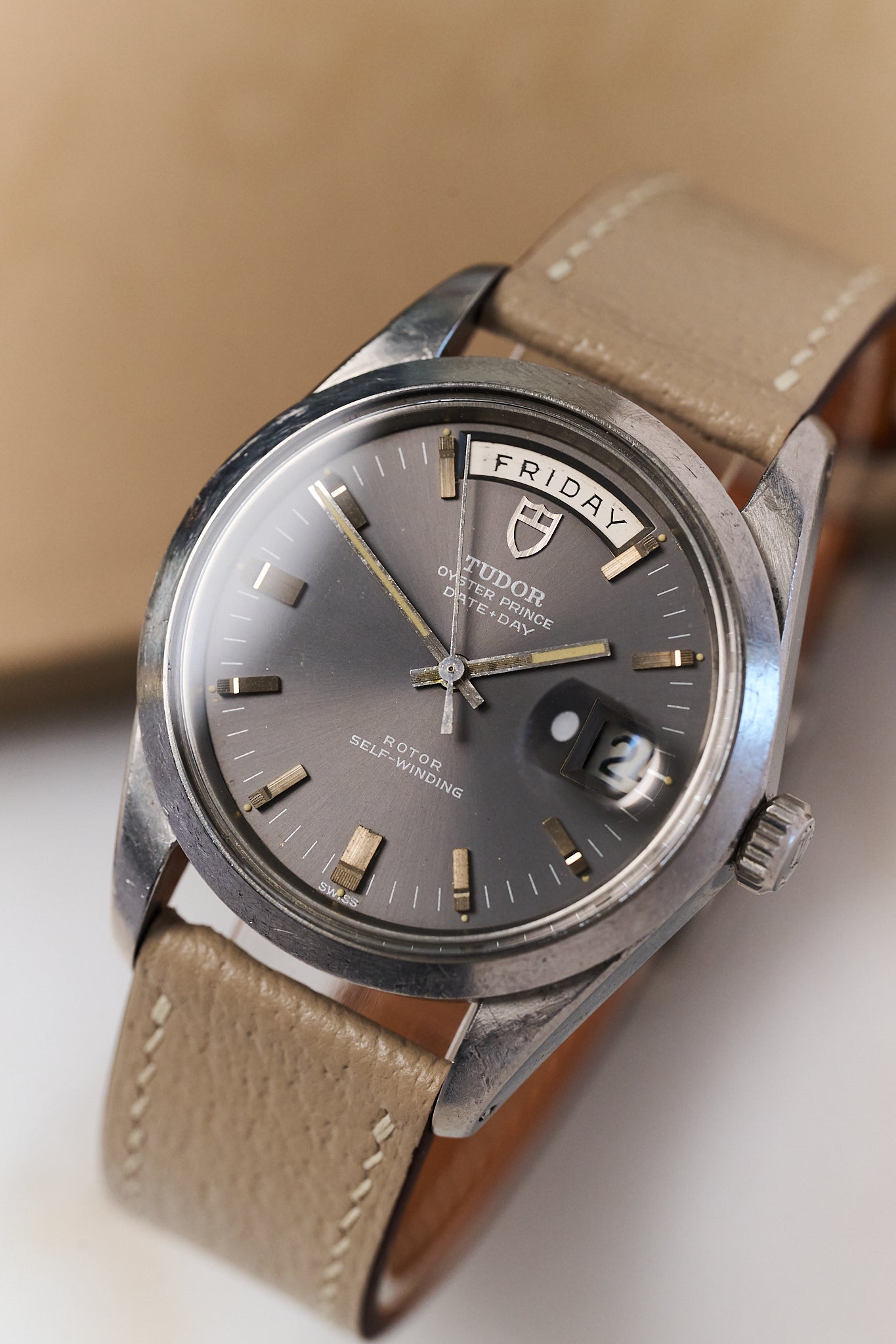 TUDOR OYSTER PRINCE DATE DAY 7017 'GREY DIAL'