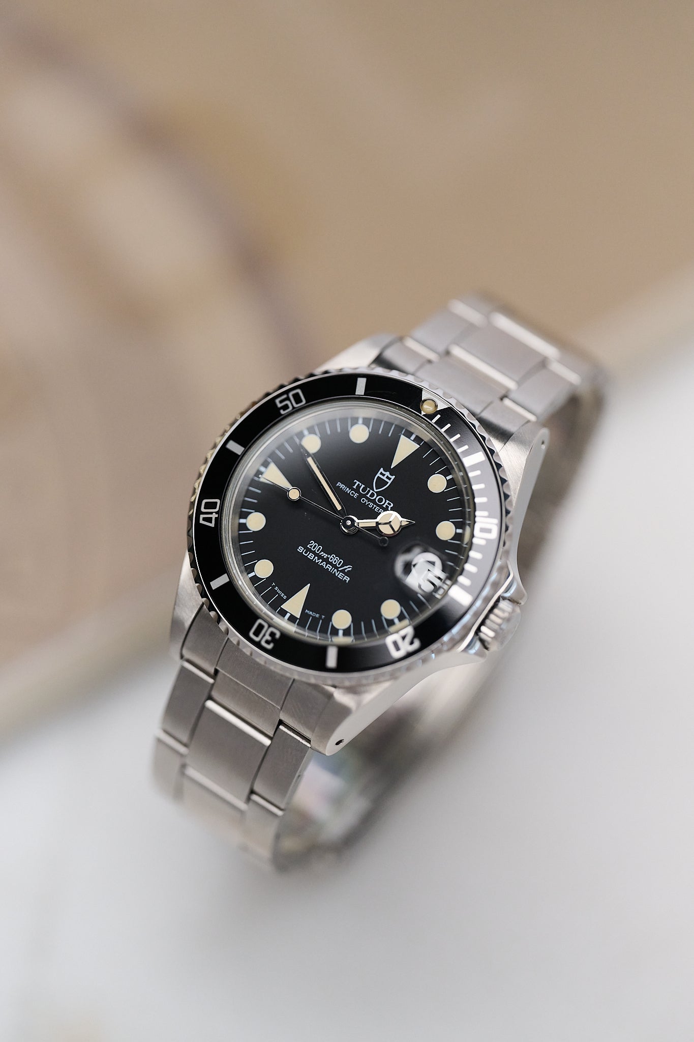 TUDOR SUBMARINER 36 75090 'BLACK' FULL SET