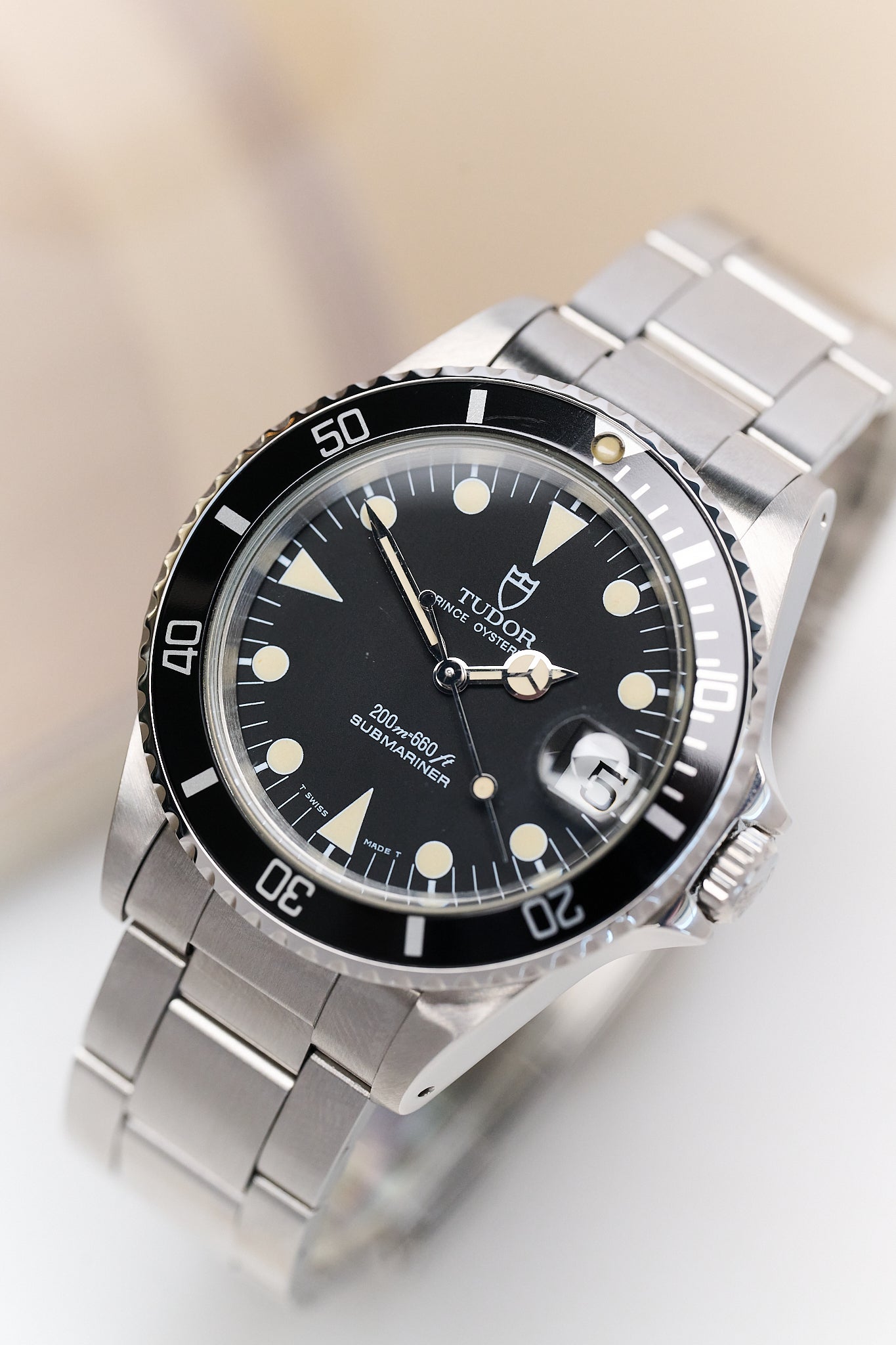 TUDOR SUBMARINER 36 75090 'BLACK' FULL SET