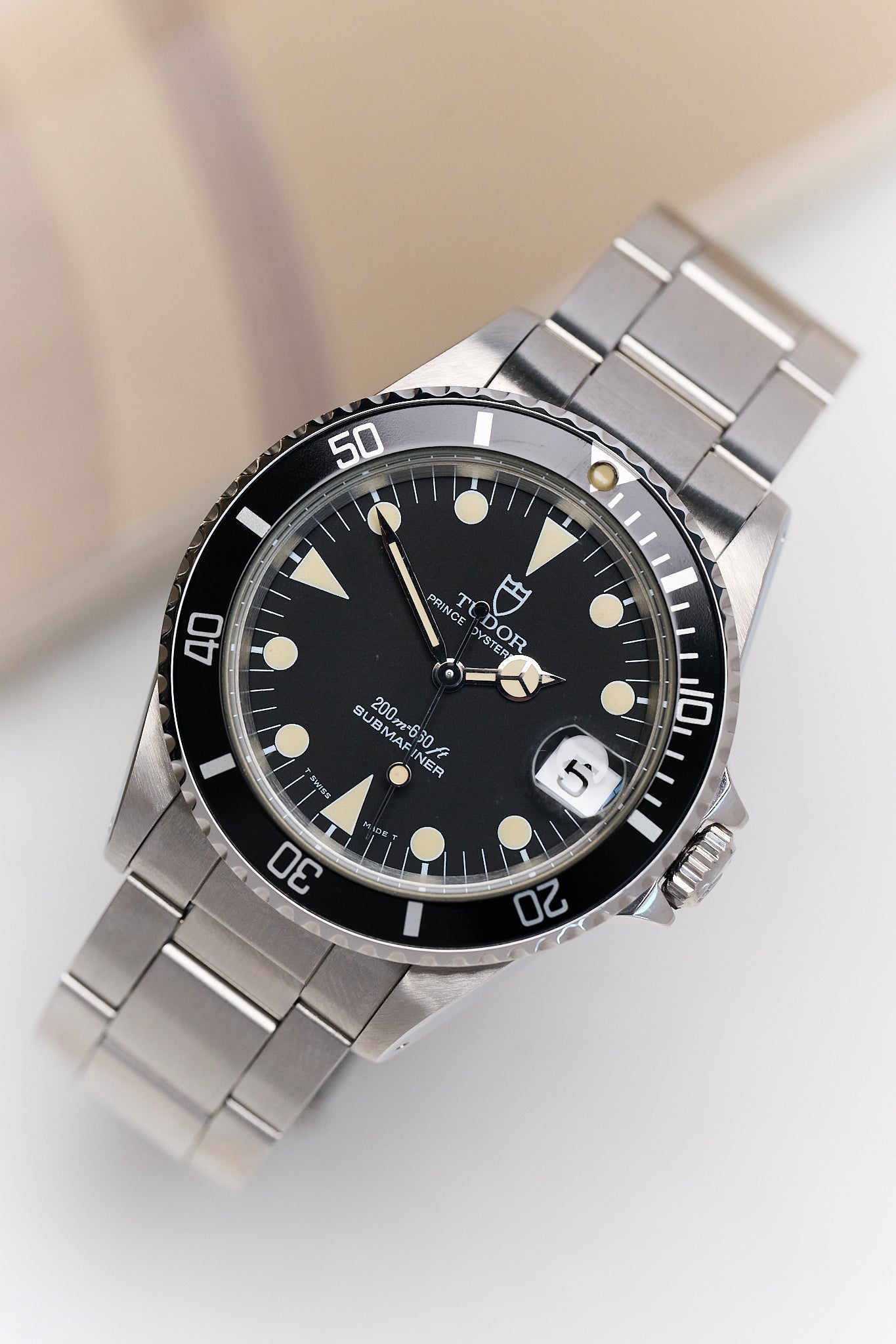TUDOR SUBMARINER 36 75090 'BLACK' FULL SET