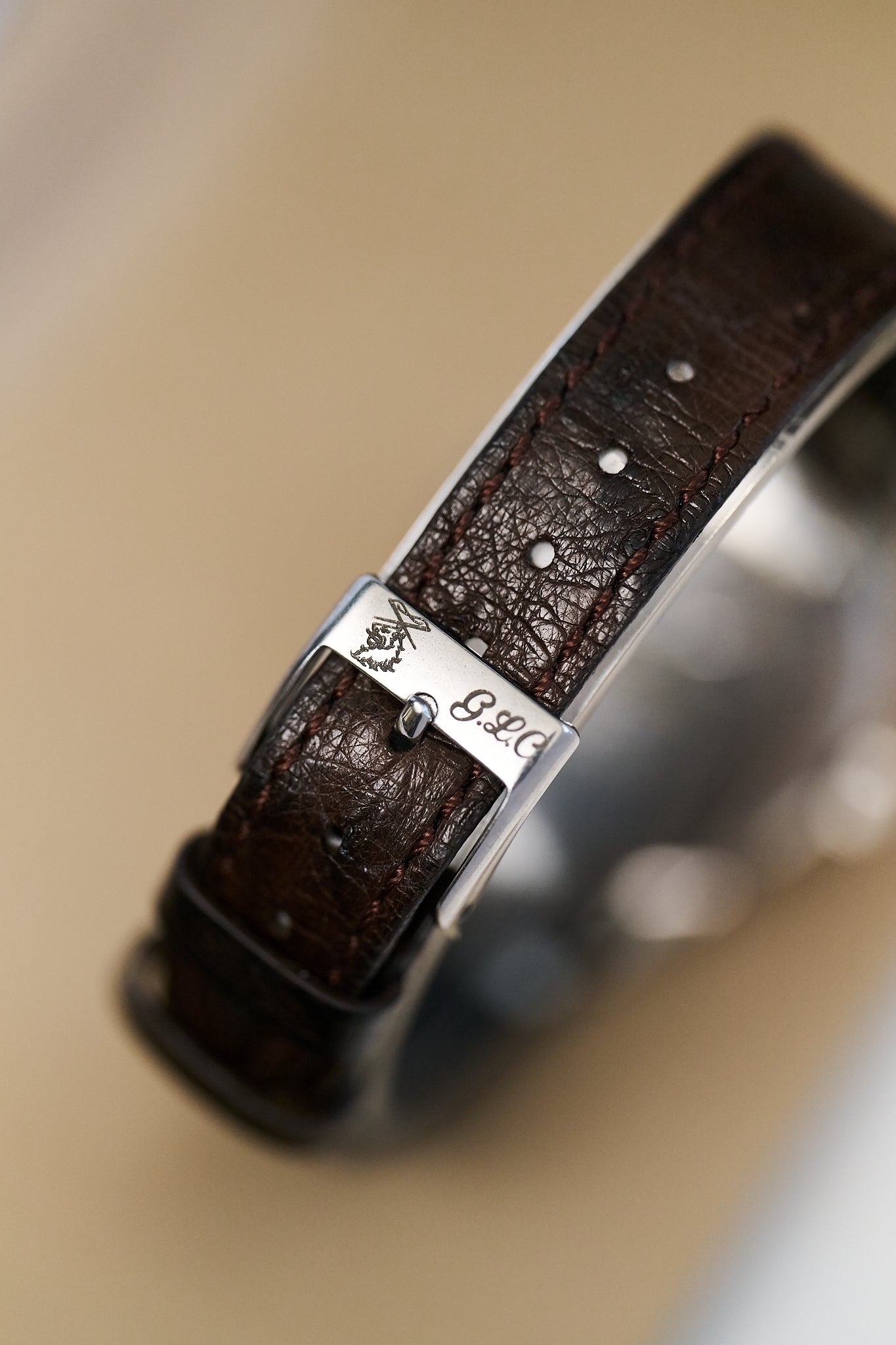 UNIVERSAL GENEVE POLEROUTER DATE 204610-2 'TROPICAL DIAL' MICROTOR
