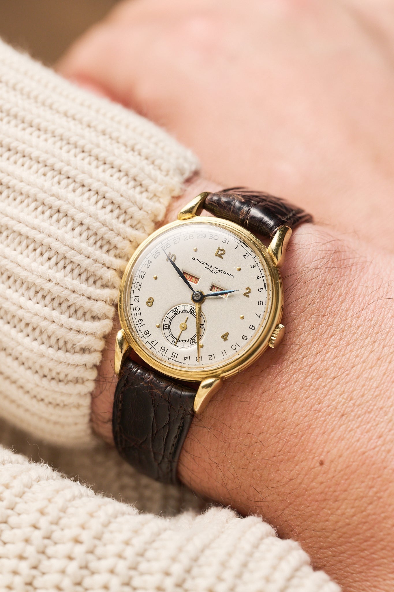 VACHERON CONSTANTIN 4240 TRIPLE DATE CALENDAR