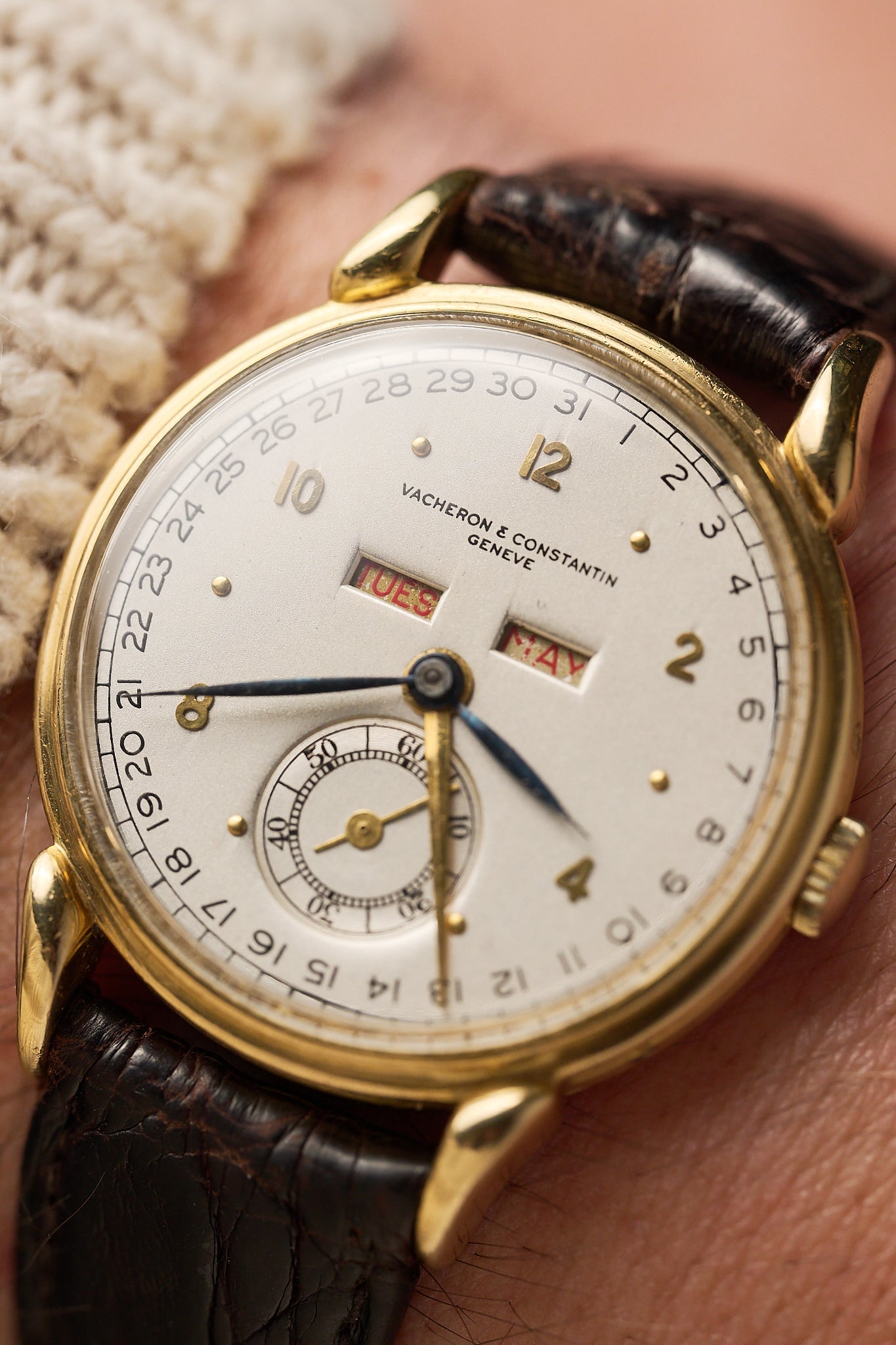 VACHERON CONSTANTIN 4240 TRIPLE DATE CALENDAR