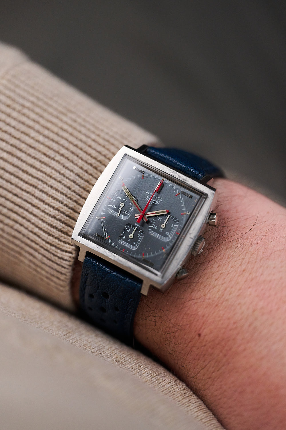 HEUER MONACO 73633 'GREY DIAL'