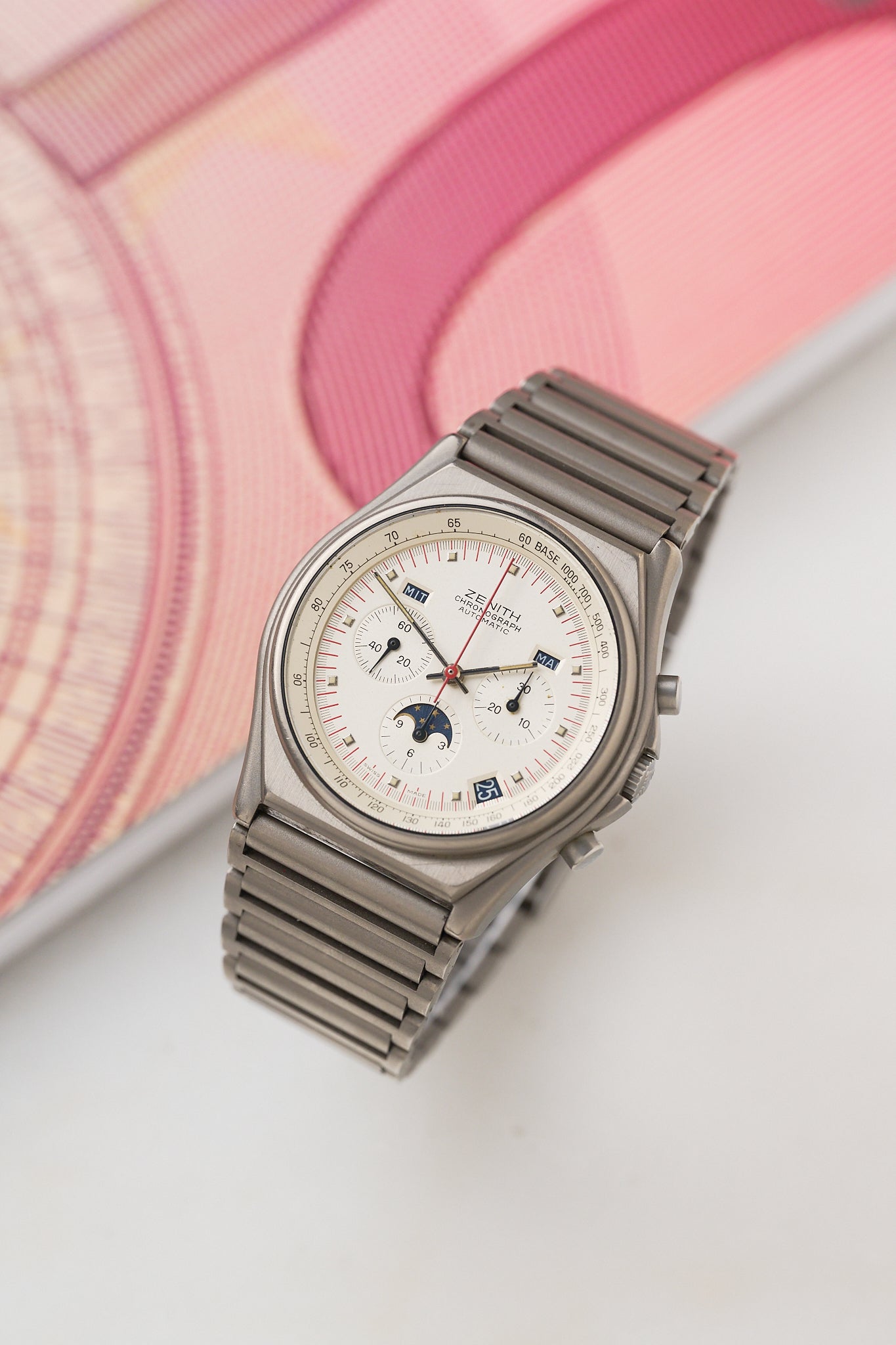 ZENITH 'PORT ROYAL' TRIPLE CALENDAR CHRONOGRAPH