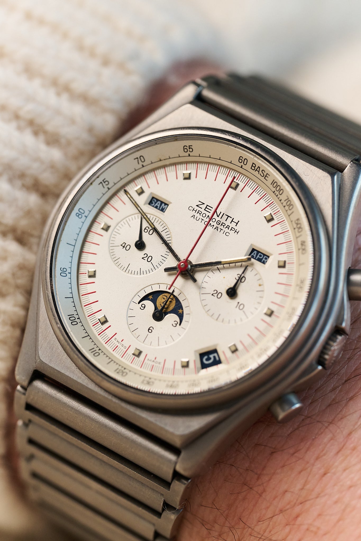ZENITH 'PORT ROYAL' TRIPLE CALENDAR CHRONOGRAPH